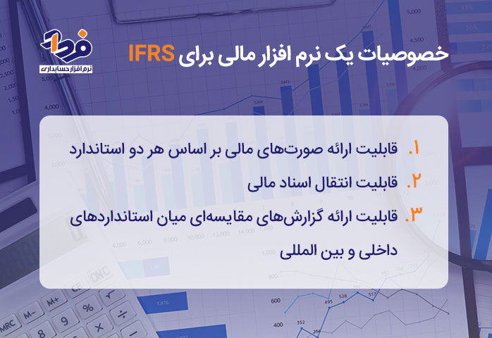 خصوصیات یک نرم افزار مالی برای IFRS